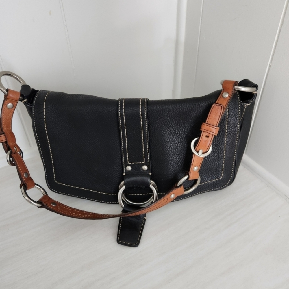 Coach Black Chelsea Leather Satchel
